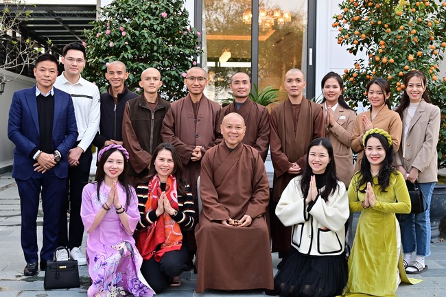 Preaching dharma at Dien Quang pagoda in the second day of propagation trip in the Northern