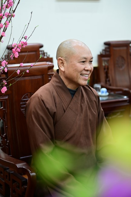 Preaching dharma at Dien Quang pagoda in the second day of propagation trip in the Northern