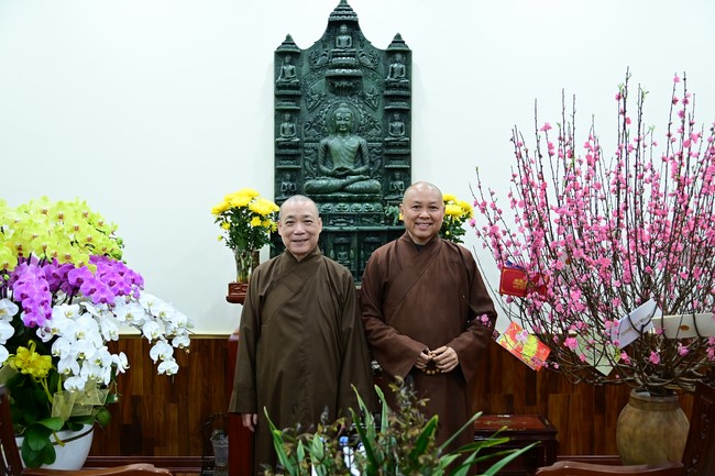 Preaching dharma at Dien Quang pagoda in the second day of propagation trip in the Northern