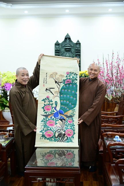 Preaching dharma at Dien Quang pagoda in the second day of propagation trip in the Northern