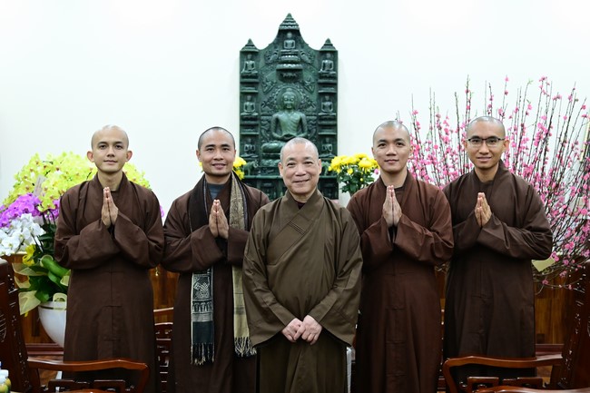 Preaching dharma at Dien Quang pagoda in the second day of propagation trip in the Northern