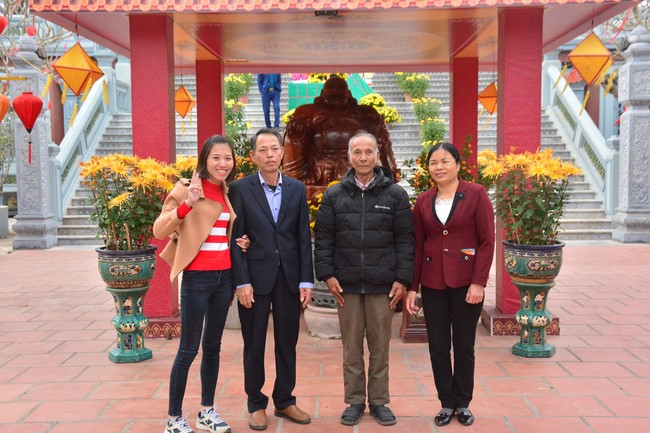 Peace praying ceremony at Tay Khanh Pagoda in Thai Binh in the new year