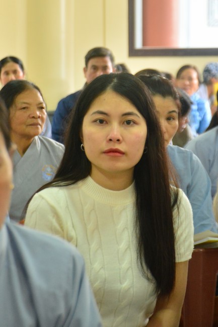 Peace praying ceremony at Tay Khanh Pagoda in Thai Binh in the new year