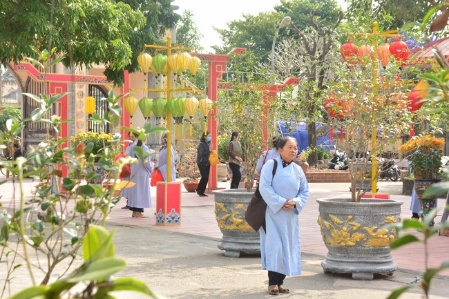 Peace praying ceremony at Tay Khanh Pagoda in Thai Binh in the new year