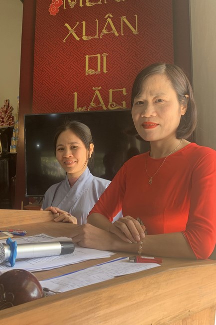 The Ceremony of peaceful Prayers, wishing longevity, releasing creatures at Dong Cao Pagoda in early 2023.