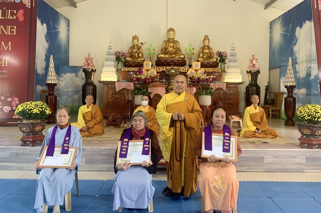 The Ceremony of peaceful Prayers, wishing longevity, releasing creatures at Dong Cao Pagoda in early 2023.