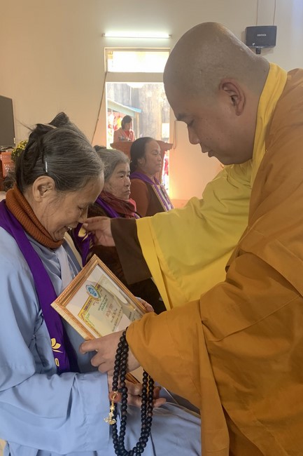 The Ceremony of peaceful Prayers, wishing longevity, releasing creatures at Dong Cao Pagoda in early 2023.