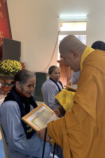The Ceremony of peaceful Prayers, wishing longevity, releasing creatures at Dong Cao Pagoda in early 2023.