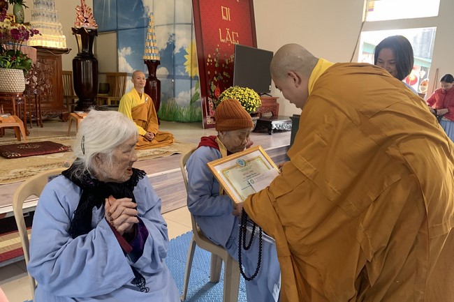 The Ceremony of peaceful Prayers, wishing longevity, releasing creatures at Dong Cao Pagoda in early 2023.