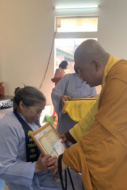 The Ceremony of peaceful Prayers, wishing longevity, releasing creatures at Dong Cao Pagoda in early 2023.