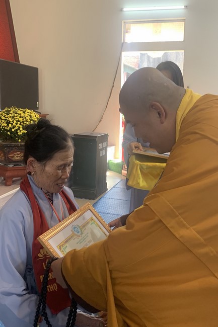 The Ceremony of peaceful Prayers, wishing longevity, releasing creatures at Dong Cao Pagoda in early 2023.