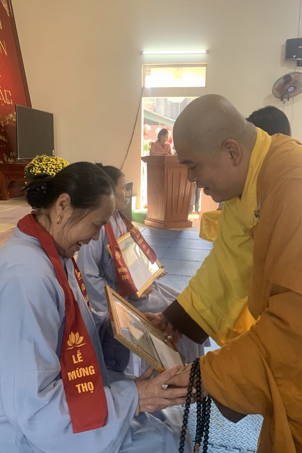 The Ceremony of peaceful Prayers, wishing longevity, releasing creatures at Dong Cao Pagoda in early 2023.