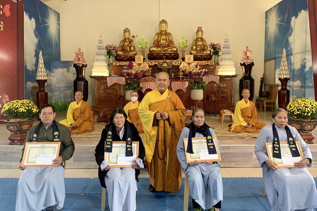 The Ceremony of peaceful Prayers, wishing longevity, releasing creatures at Dong Cao Pagoda in early 2023.
