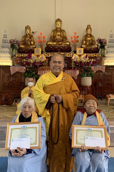 The Ceremony of peaceful Prayers, wishing longevity, releasing creatures at Dong Cao Pagoda in early 2023.