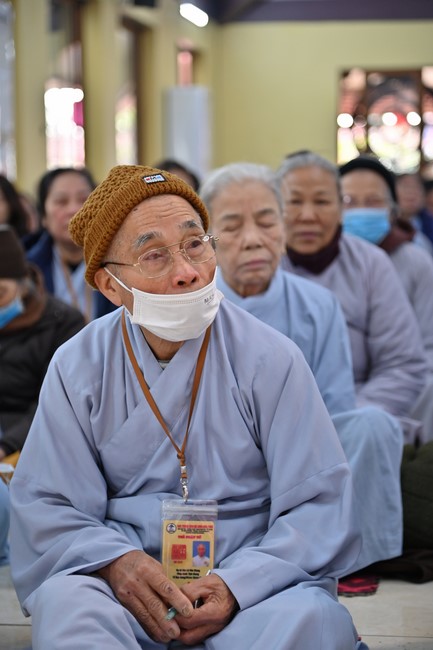 Preaching dharma at Hoa Phuc pagoda in the third day of propagation trip in the Northern