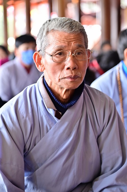 Preaching dharma at Hoa Phuc pagoda in the third day of propagation trip in the Northern