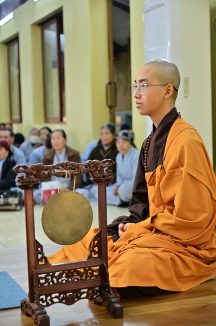 Preaching dharma at Hoa Phuc pagoda in the third day of propagation trip in the Northern