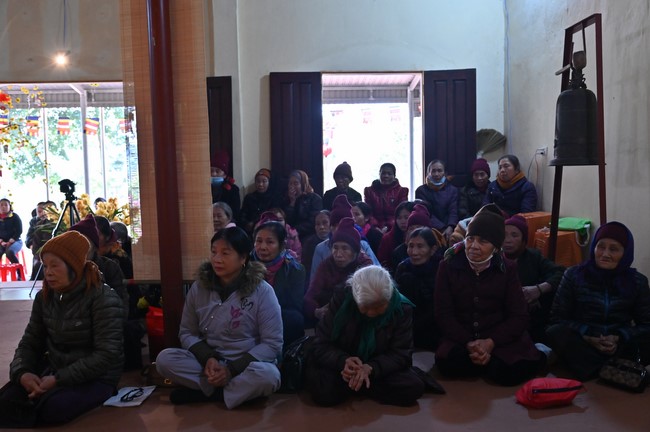 Ngày thứ tư, chuyến Phật sự miền Bắc, giảng pháp tại chùa Đại Sơn – chùa Đại Cồ Việt