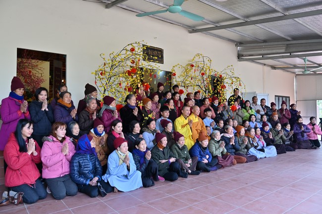 Ngày thứ tư, chuyến Phật sự miền Bắc, giảng pháp tại chùa Đại Sơn – chùa Đại Cồ Việt