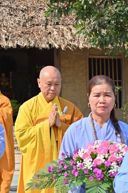 Ngày thứ tư, chuyến Phật sự miền Bắc, giảng pháp tại chùa Đại Sơn – chùa Đại Cồ Việt