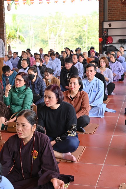 Ngày thứ tư, chuyến Phật sự miền Bắc, giảng pháp tại chùa Đại Sơn – chùa Đại Cồ Việt