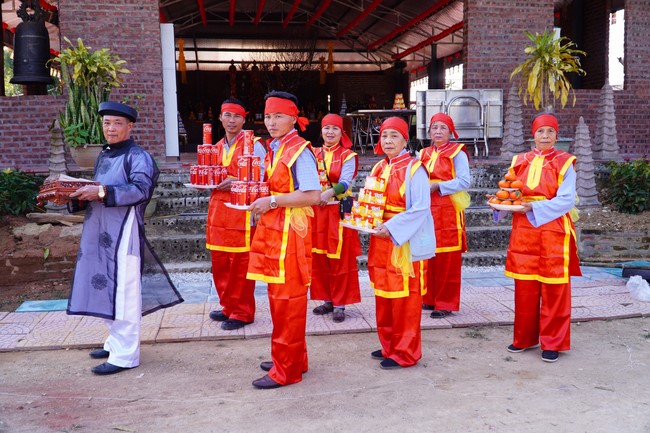 Ceremony of seating Buddha Statue of Dai Co Viet Pagoda, Yen Bai