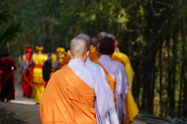 Ceremony of seating Buddha Statue of Dai Co Viet Pagoda, Yen Bai