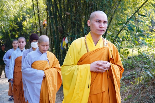 Ceremony of seating Buddha Statue of Dai Co Viet Pagoda, Yen Bai