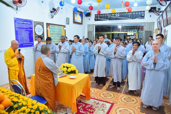 Buddhist Dieu Nguyet 's death Anniversary at Minh Chat ashram, Can Tho Province