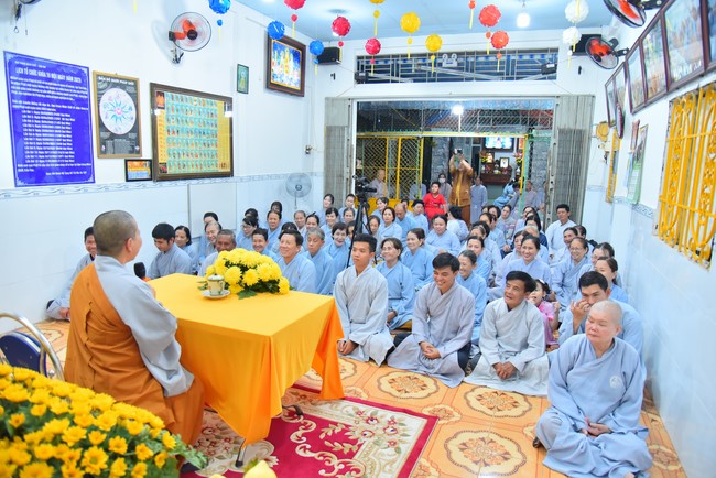Buddhist Dieu Nguyet 's death Anniversary at Minh Chat ashram, Can Tho Province