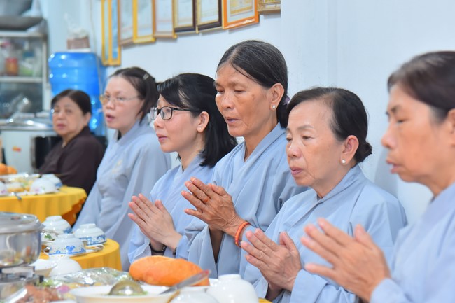 Buddhist Dieu Nguyet 's death Anniversary at Minh Chat ashram, Can Tho Province