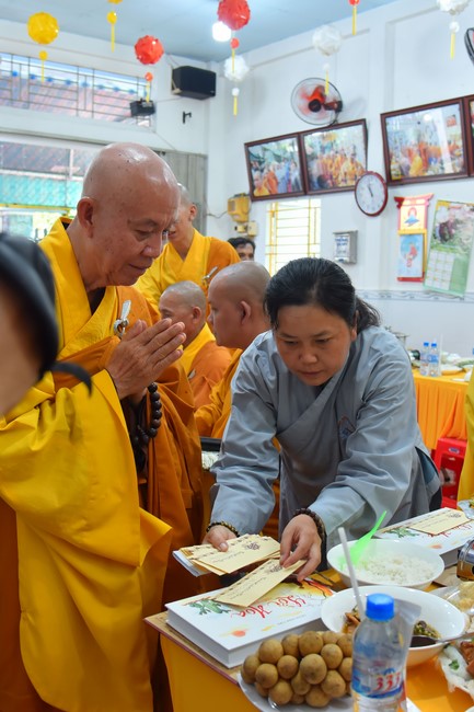 Buddhist Dieu Nguyet 's death Anniversary at Minh Chat ashram, Can Tho Province