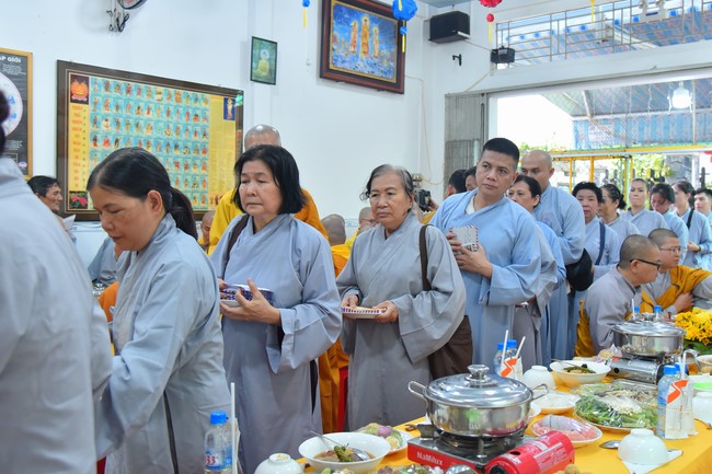 Buddhist Dieu Nguyet 's death Anniversary at Minh Chat ashram, Can Tho Province