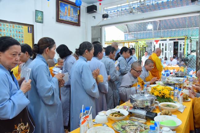 Buddhist Dieu Nguyet 's death Anniversary at Minh Chat ashram, Can Tho Province
