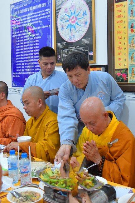 Buddhist Dieu Nguyet 's death Anniversary at Minh Chat ashram, Can Tho Province