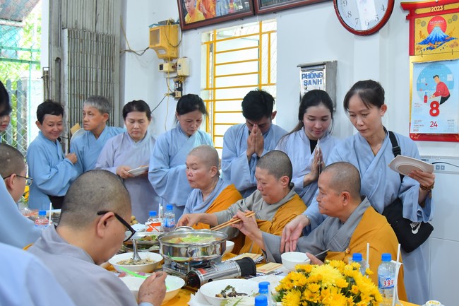 Buddhist Dieu Nguyet 's death Anniversary at Minh Chat ashram, Can Tho Province