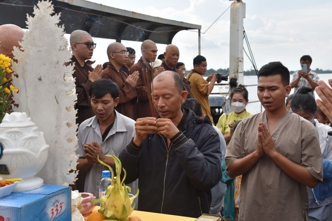 Buddhist Dieu Nguyet 's death Anniversary at Minh Chat ashram, Can Tho Province
