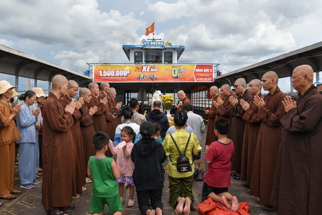 Buddhist Dieu Nguyet 's death Anniversary at Minh Chat ashram, Can Tho Province