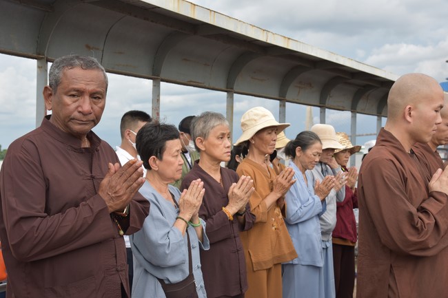 Buddhist Dieu Nguyet 's death Anniversary at Minh Chat ashram, Can Tho Province