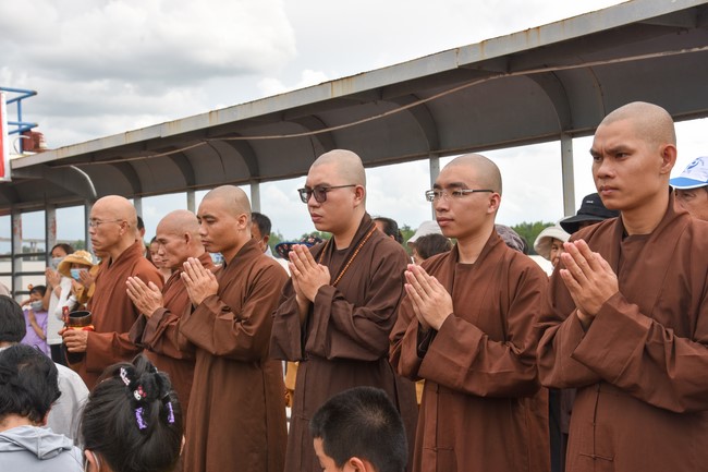 Buddhist Dieu Nguyet 's death Anniversary at Minh Chat ashram, Can Tho Province