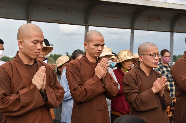 Buddhist Dieu Nguyet 's death Anniversary at Minh Chat ashram, Can Tho Province