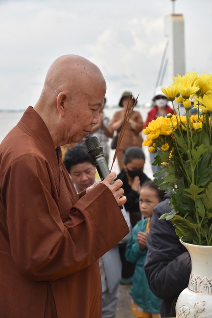 Buddhist Dieu Nguyet 's death Anniversary at Minh Chat ashram, Can Tho Province