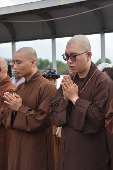 Buddhist Dieu Nguyet 's death Anniversary at Minh Chat ashram, Can Tho Province