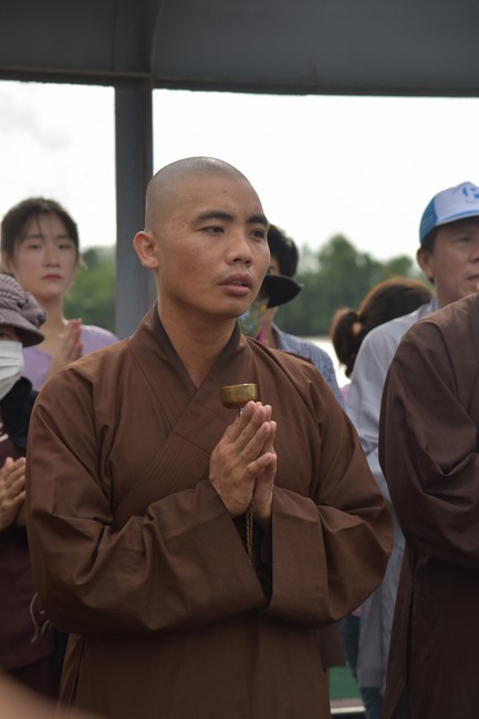 Buddhist Dieu Nguyet 's death Anniversary at Minh Chat ashram, Can Tho Province
