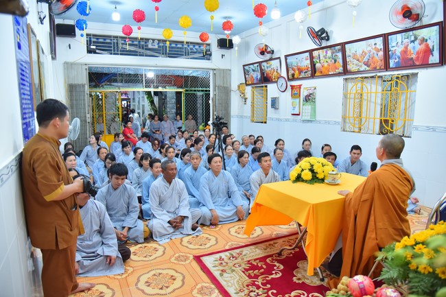 Buddhist Dieu Nguyet 's death Anniversary at Minh Chat ashram, Can Tho Province