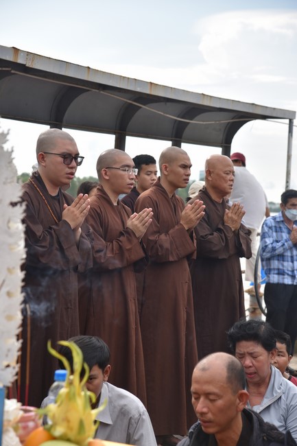 Buddhist Dieu Nguyet 's death Anniversary at Minh Chat ashram, Can Tho Province