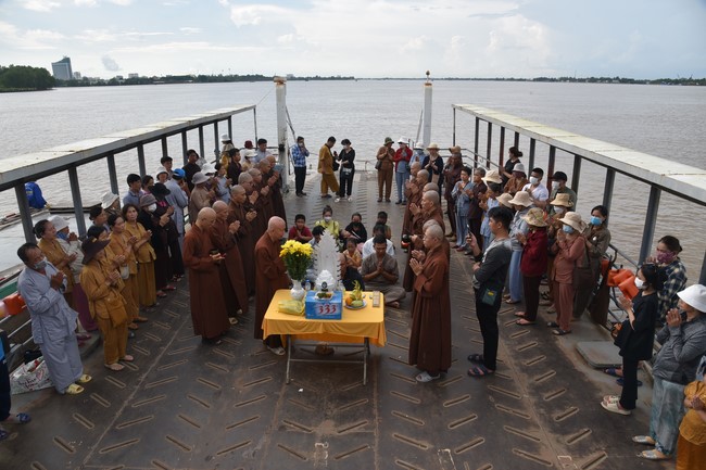 Buddhist Dieu Nguyet 's death Anniversary at Minh Chat ashram, Can Tho Province