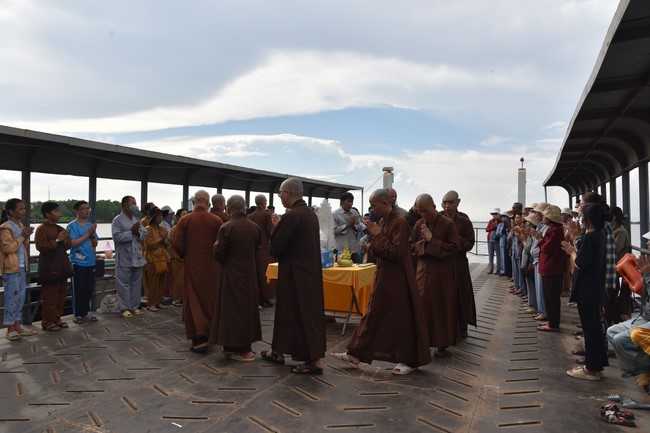 Buddhist Dieu Nguyet 's death Anniversary at Minh Chat ashram, Can Tho Province