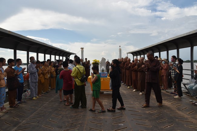 Buddhist Dieu Nguyet 's death Anniversary at Minh Chat ashram, Can Tho Province