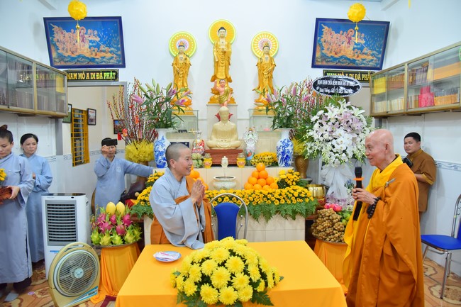 Buddhist Dieu Nguyet 's death Anniversary at Minh Chat ashram, Can Tho Province